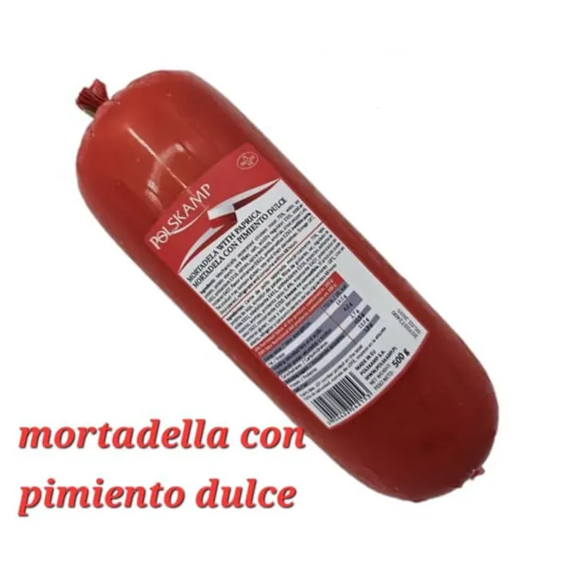 Mortadella Con Pimiento Dulce 500g