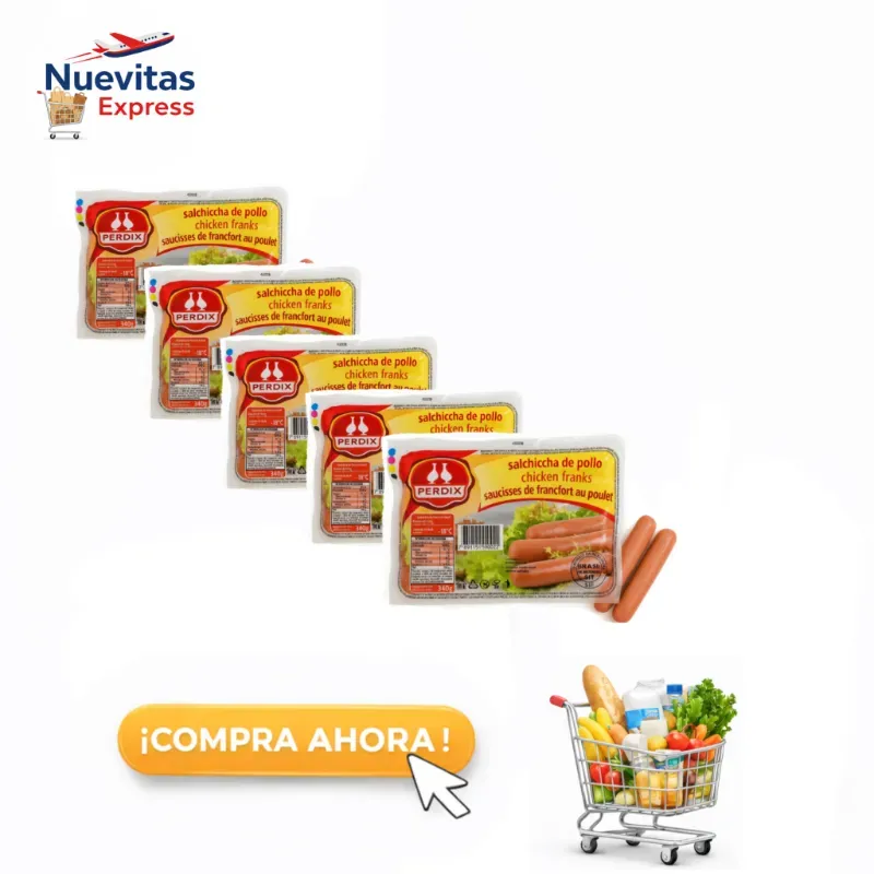 5 Paquetes de Salchicha de Pollo
