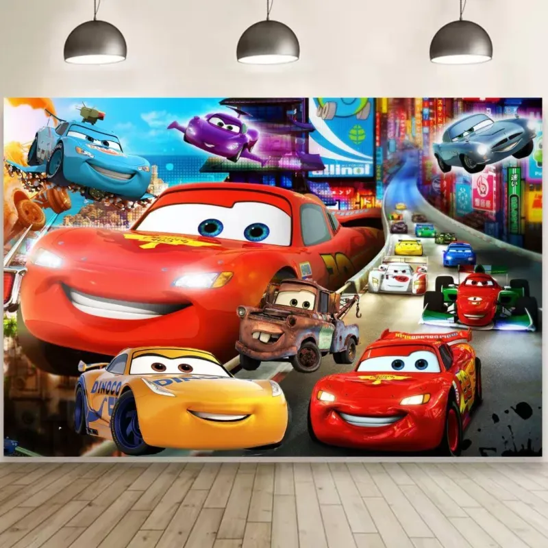 Telón Decorativo Temática Rayo Mc Queen