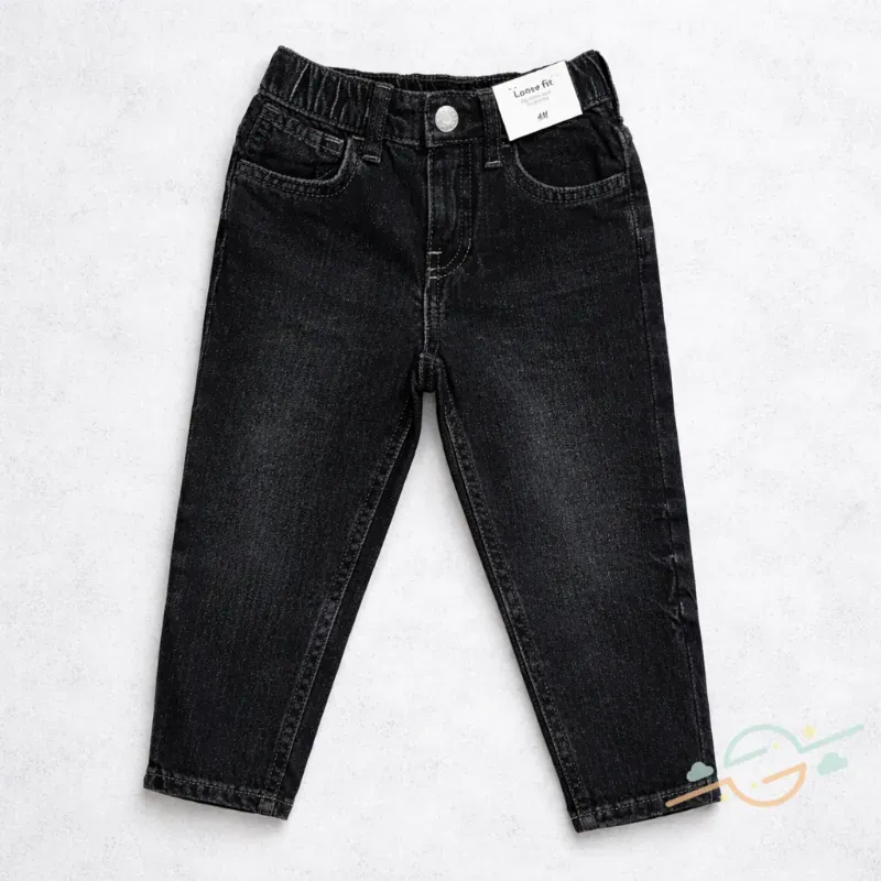 Pantalón denim negro H&M