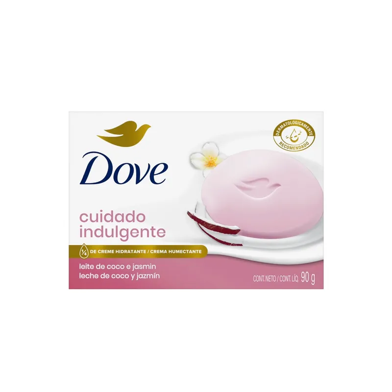 Jabón de baño Dove Cuidado Indulgente Leche de Coco y Jazmín