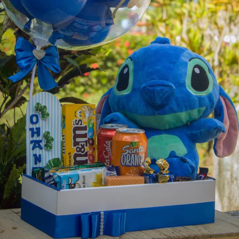 Caja con Peluche
