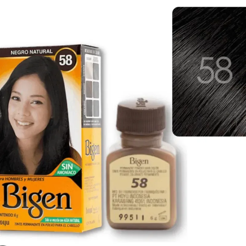 Tinte Bigen #58 Negro Natural