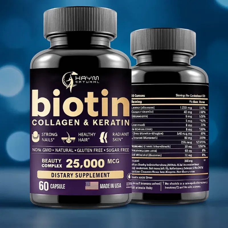 ✨ Cápsulas de Biotina 60 cap