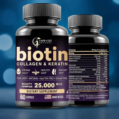✨ Cápsulas de Biotina 60 cap