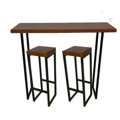 Mesa para barra o desayunadora con dos sillas Modelo DF2