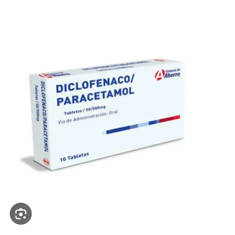 Diclofenaco con paracetamol