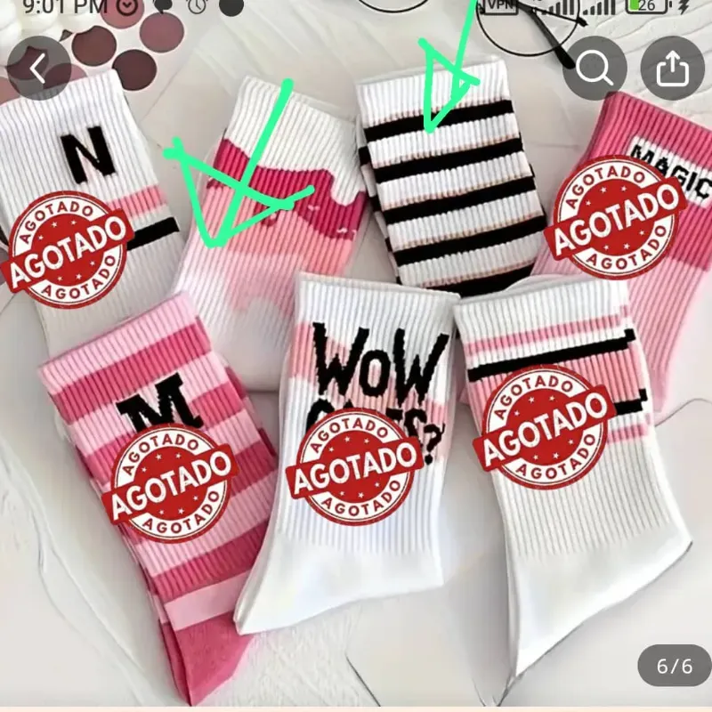 Calcetines terciopelo