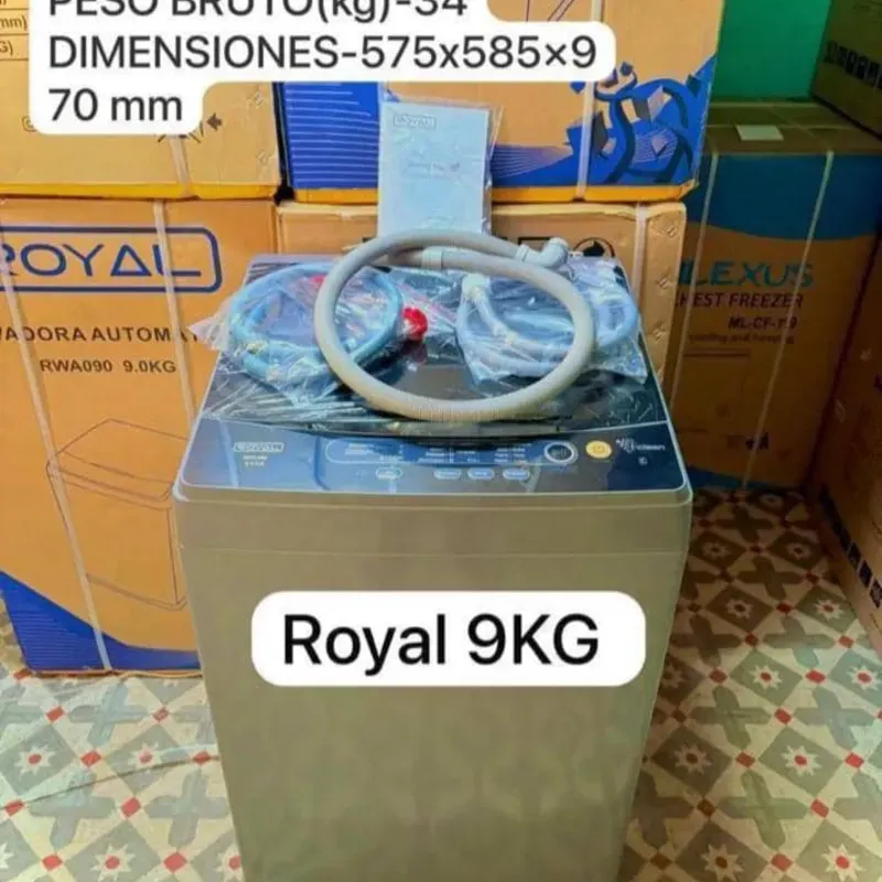 Lavadora automática ROYAL 9 kg