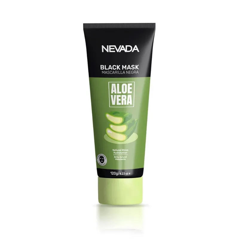 Mascarilla negra de Aloe Vera