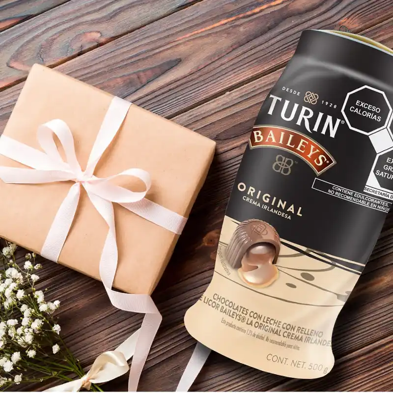Chocolate Turín con Relleno Licor Baileys