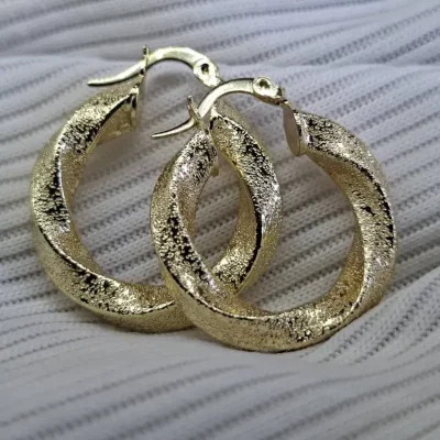 Argollas Nevadas Torcidas