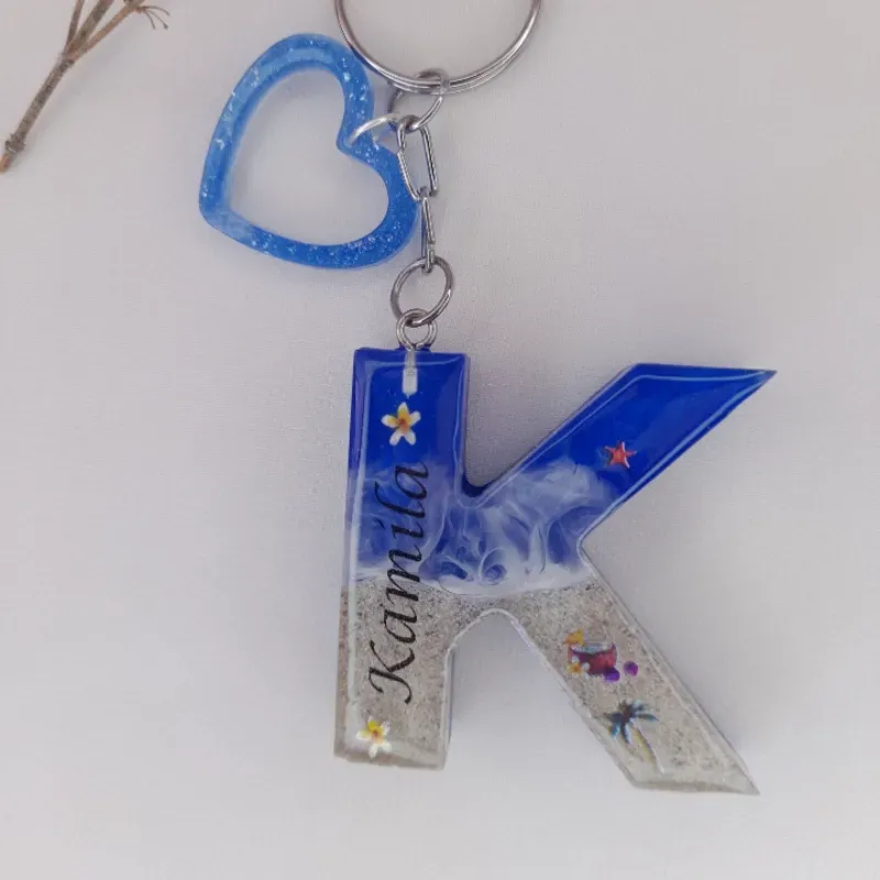 Llavero de diseño de mar personalizado