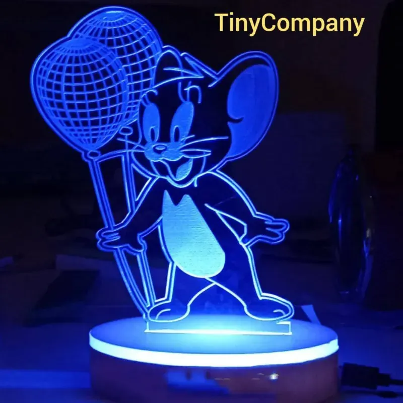 Lámparita 3D Miki Mouse