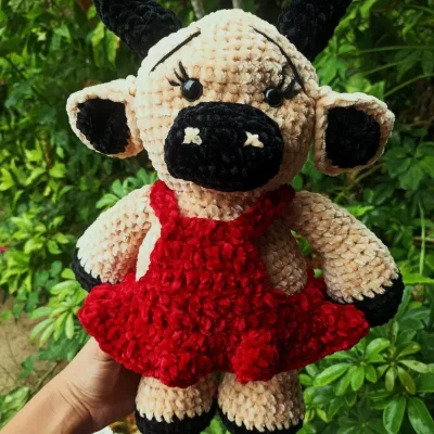 Amigurumi de vaca