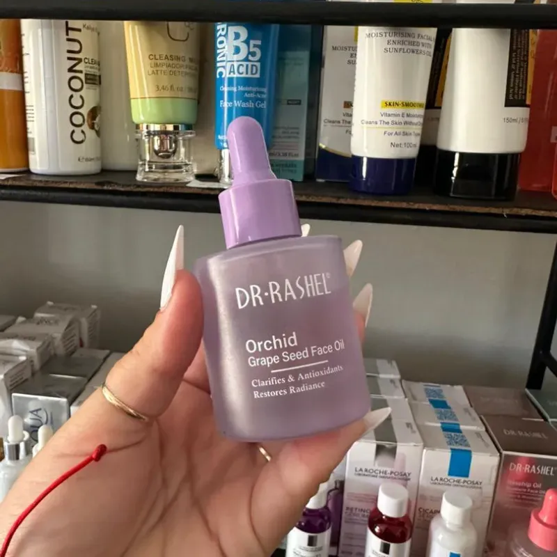 Aceite facial de orquídea y semilla de uva