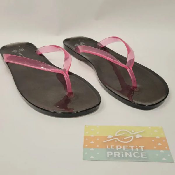 Sandalia negra rosa PRIMARK