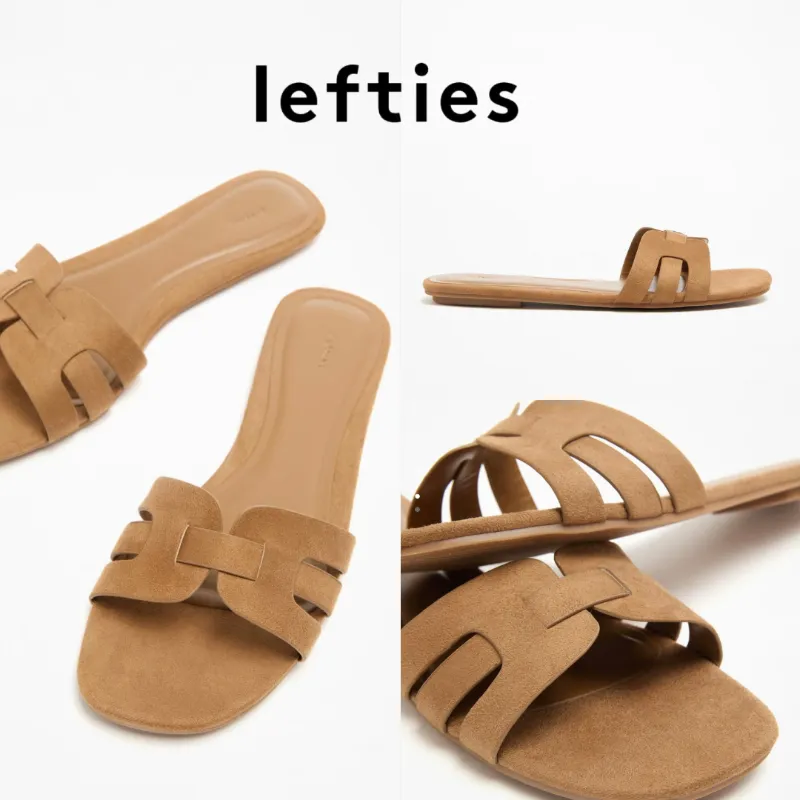 Lefties sandslias planas