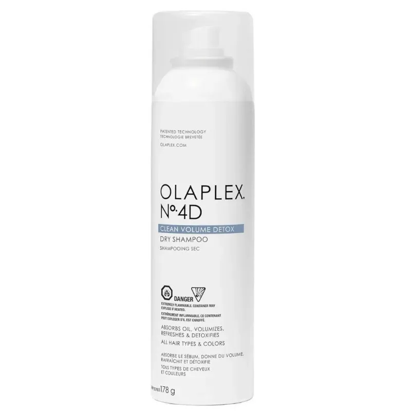Olaplex No 4D Champú Seco, Desintoxica el Cuero Cabelludo, Neutraliza el Olor, Deja el Cabello Limpio, Para Todo Tipo de Cabello, 250ml