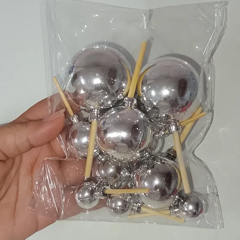 Esferas plásticas | plata