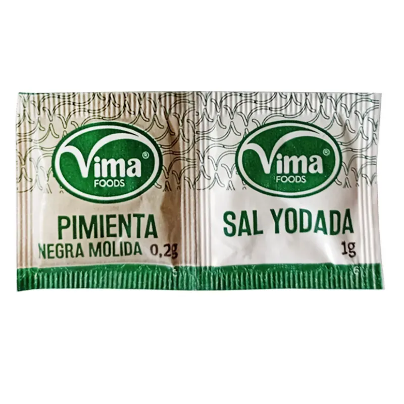 SOBRE SAL (1GR) Y PIMIENTA (0.2 GR) C/1000 1001899 PRECIO 0.03