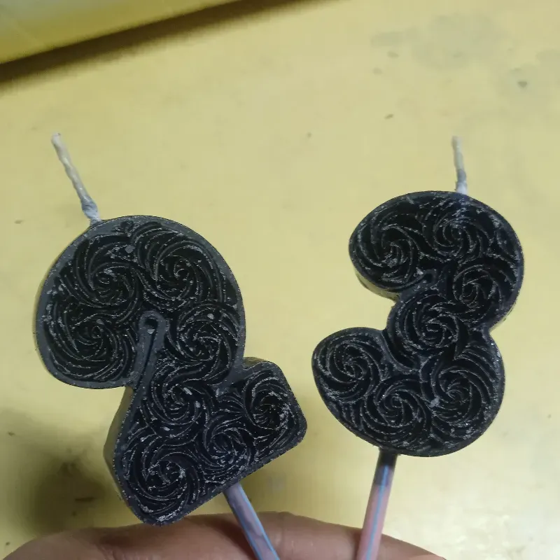 Velas númericas para celebraciónes