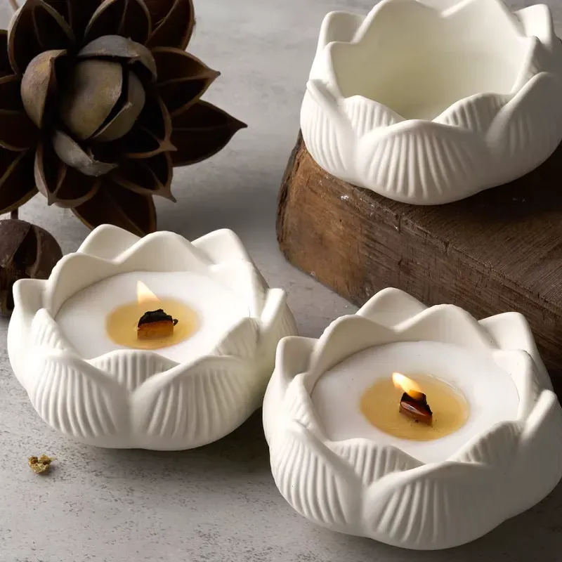 Flor Loto Mediana Vela