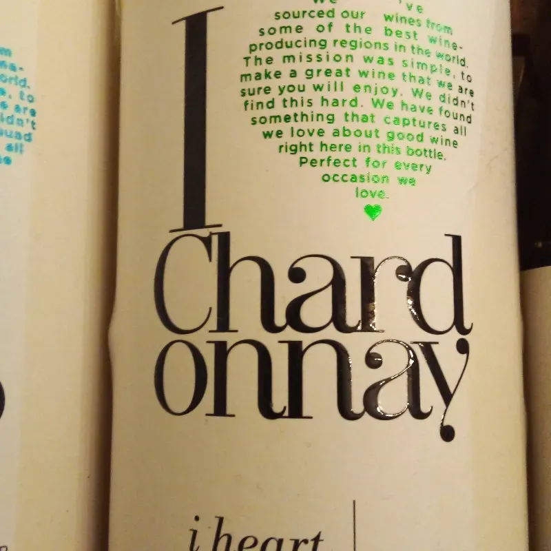 I Heart Chardonnay