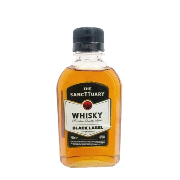 Whisky The Sancttuary Black Label – Botella 200ml   -