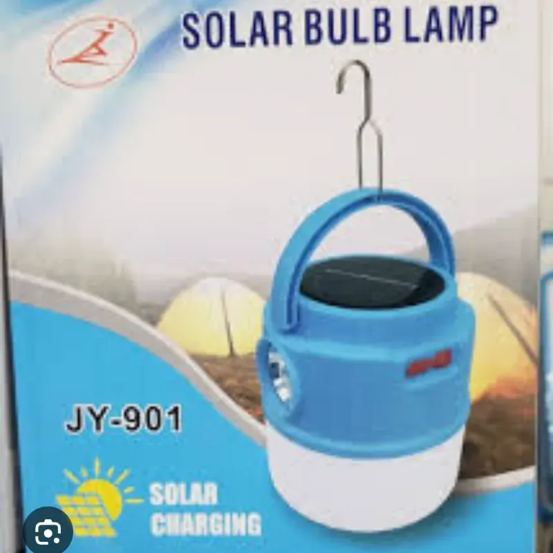 Lamparas recargable con panel solar