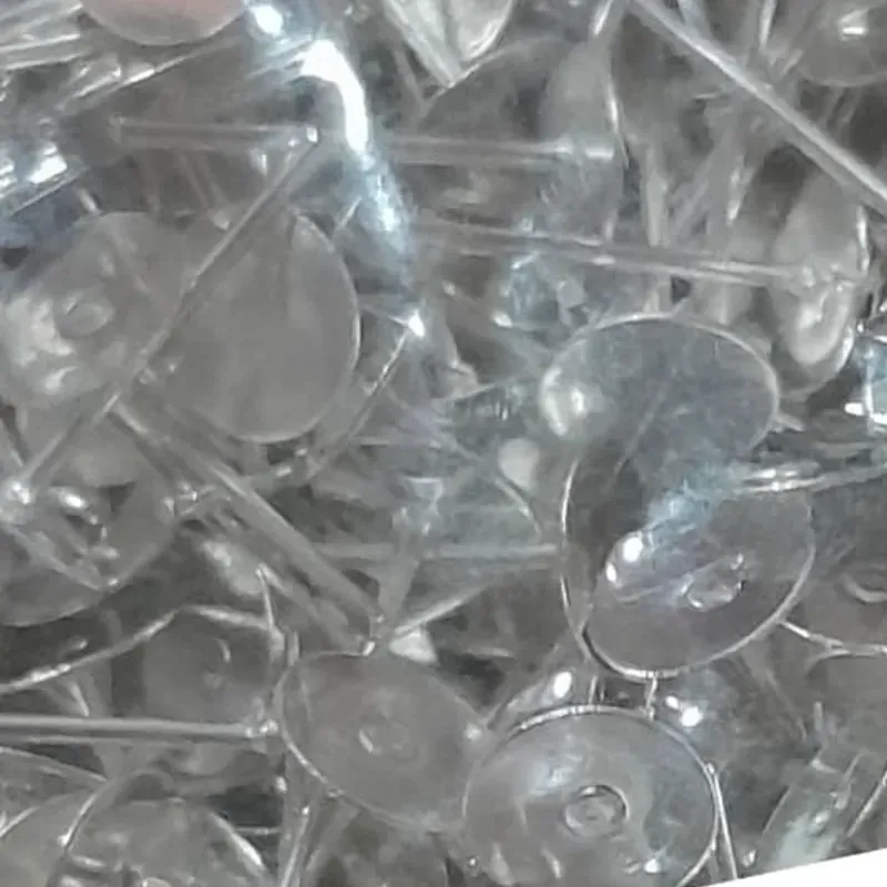 Base de arete plateado