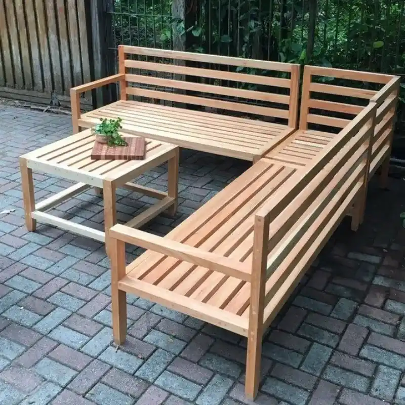 Juego de sillón de campo