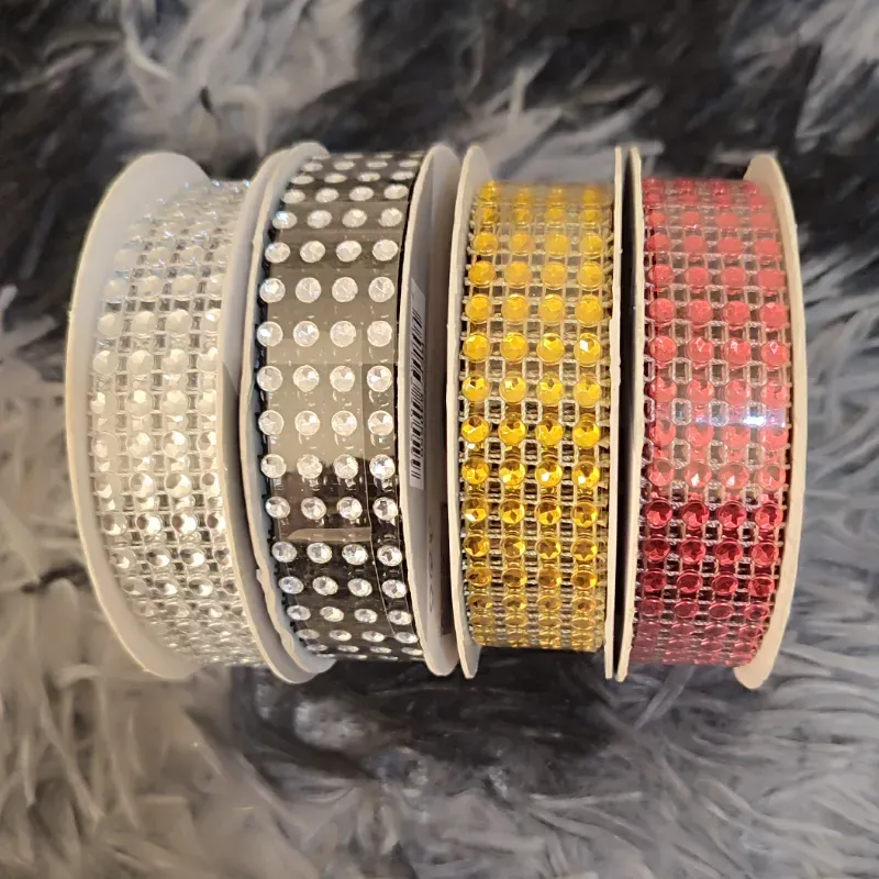 Rollo de cinta de diamantes Strass Ribbon