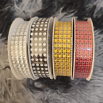 Rollo de cinta de diamantes Strass Ribbon