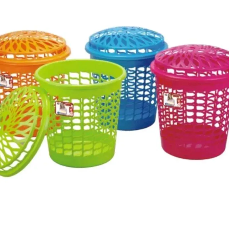 Cesto de ropa plástico con tapa