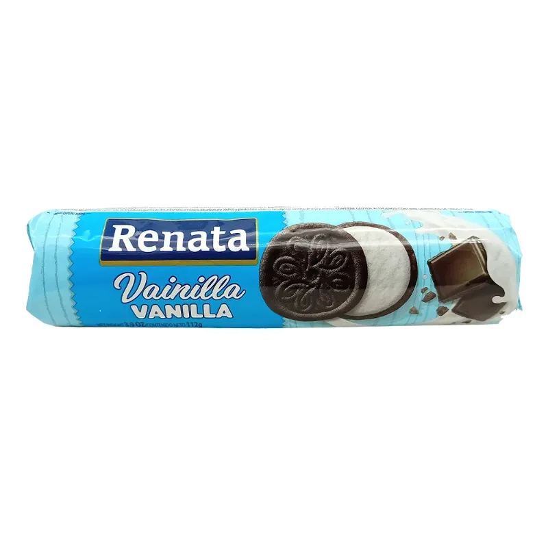 Galletas de chocolate con relleno sabor vainilla Renata