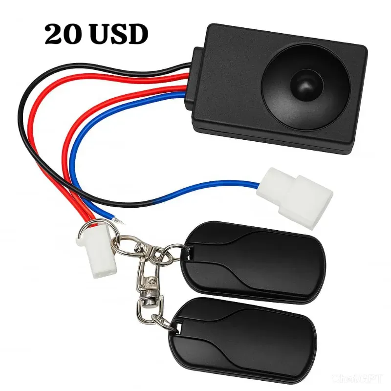 ✅ Sistema de alarma  antirrobo universal para motos y vehículos