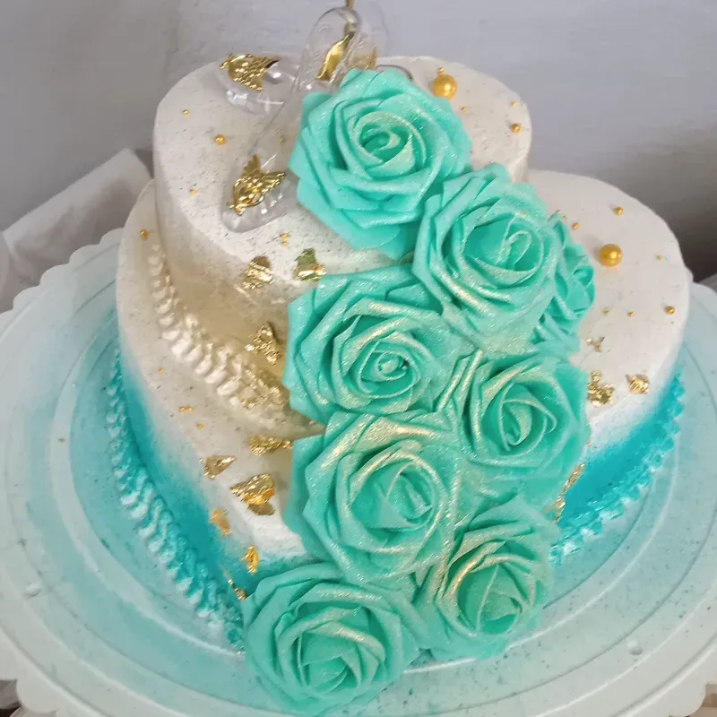 Exclusivo para 15 y bodas. Forma de corazón