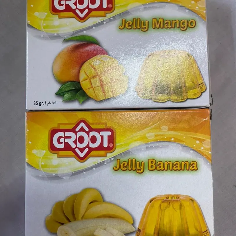 Gelatina (5 paquetes - 8 USD)