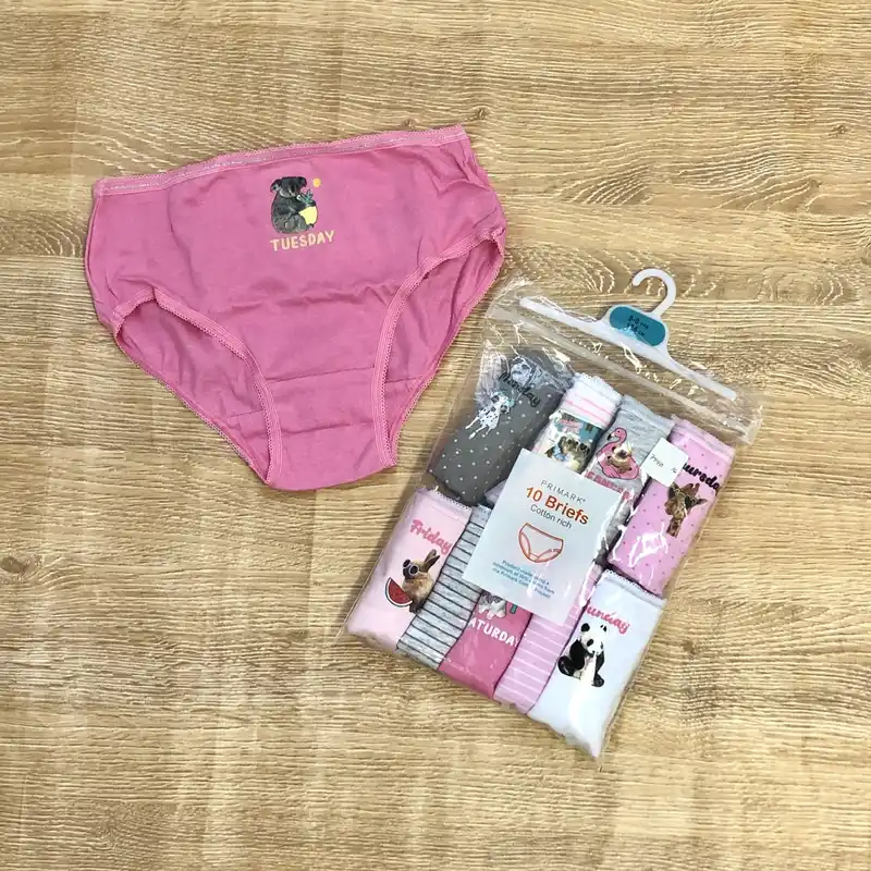 Pack de 10 blumers con animalitos