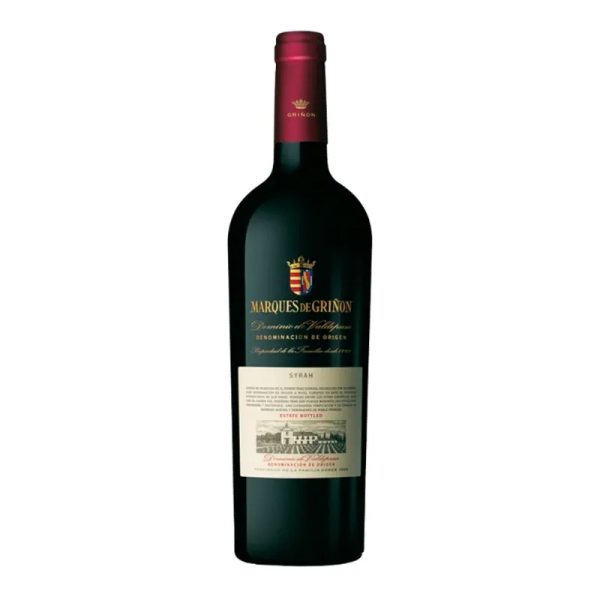 Vino Tinto Syrah D.O. Dominio de Valdepusa MARQUÉS DE GRIÑÓN 750 ml 6/Caja