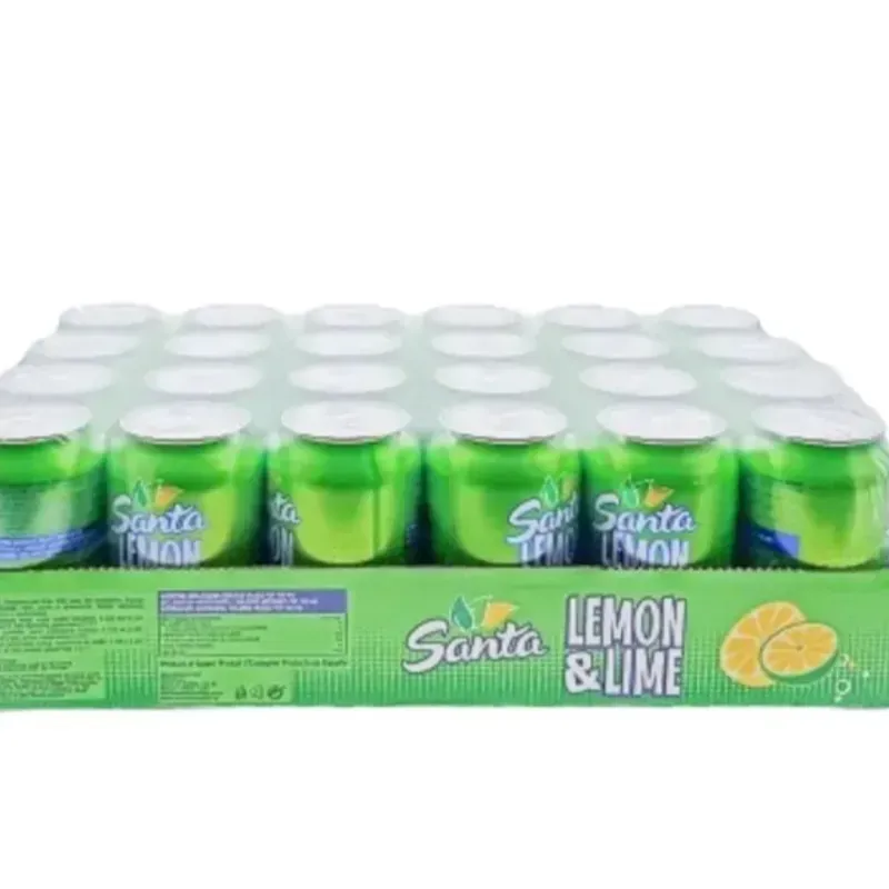 Caja de refrescos de limón 24 und