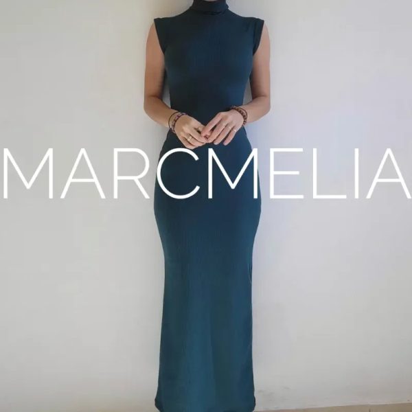 VESTIDO CHINI LARGO ACAMPANADO (ENCARGO)