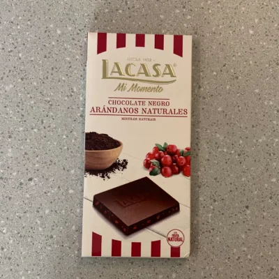 Chocolate con arándanos La Casa