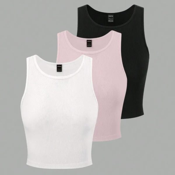 Tops de color entero