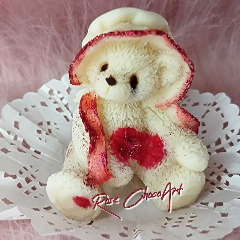 Choco osita de chocolate blanco