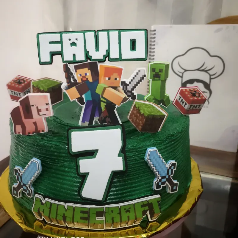 Cake de Minecraft