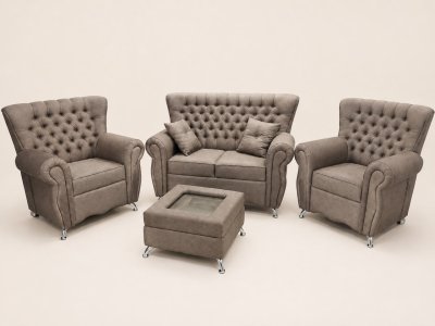 Sofa Luis XV Estilo Clasico Elegante Cuba Muebles
