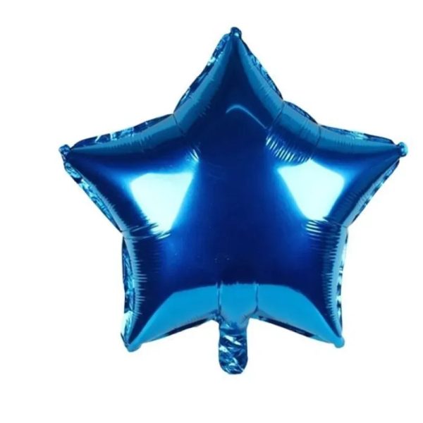 Globo de estrella azul oscuro de 10"
