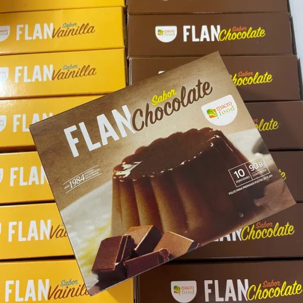 Flan de chocolate 90g